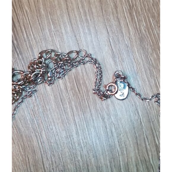 Curated Bundle Loft Long Chain Pendant & Flower Tassel Necklace Lot 2 Layered. - Picture 2 of 4